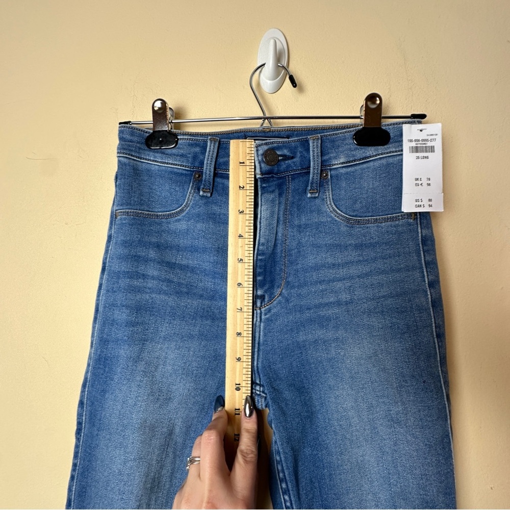 Abercrombie & Fitch Distressed High Rise Jean Leggings Womens Size 26 / 2 Long - Picture 14 of 16